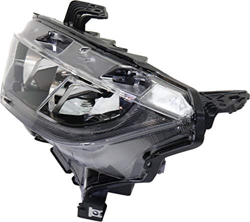 Set Of 2 Front Head Light Assembly Plastic Left Driver & Right Passenger Side Direct Replacement Compatible With 2016-2020 Honda Civic HO2503173 HO2502173 33100TBAA01 33150TBAA01