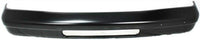 Front Bumper Face Bar Primed Steel With Valance Hole & Without Molding And Pad Holes Direct Replacement Compatible With 1992-2007 Ford E-Series FO1002341 4C2Z17757AAA
