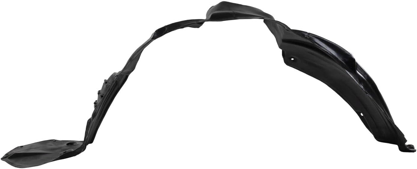 Front Fender Liner Left Driver Side Direct Replacement Compatible With 2004-2006 Lexus RX330 / 2007-2009 RX350 LX1248101 5380648021