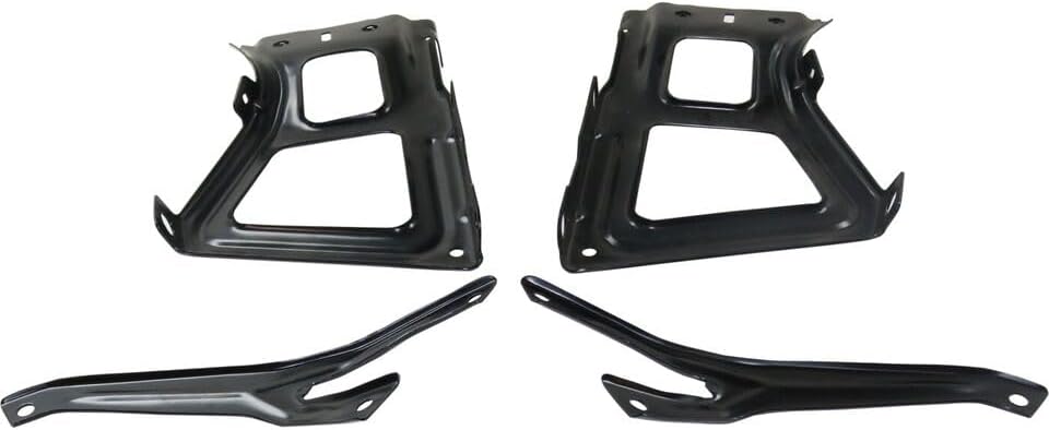 Set Of 4 Rear Bumper Mounting Bracket Left Driver & Right Passenger Side Direct Replacement Compatible With 2009-2018 Dodge Ram 1500 CH1165104 68049744AA
