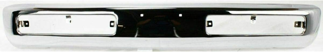 AUTOS PARTS PLUS Front Bumper Chrome Steel + Fog Light Molding + Signal Lamp Assembly Left Driver & Right Passenger Side Direct Replacement Compatible With 1996-1997 Nissan Pickup NI1002127 NI1038101