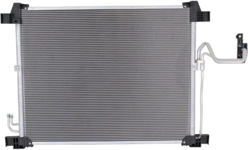 Front A/C Condenser Aluminum Core Direct Replacement Compatible With 2008-2012 Infiniti EX35 / 2009-2012 FX35 / 2009-2013 FX50 / 2014-2017 QX50 / QX70 IN3030161 921101BA0A