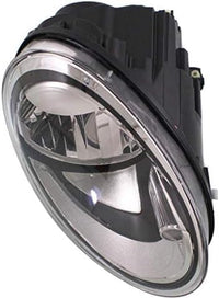 Front Head Light Assembly Right Passenger Side Direct Replacement Compatible With 2012-2019 Volkswagen Beetle VW2503147 5C1941006