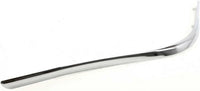 Set Of 2 Front Bumper Molding Chrome Plastic Left Driver & Right Passenger Side Direct Replacement Compatible With 1998-2002 Lincoln Town Car FO1059273 FO1058273 F8VZ17K833BA