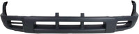 Front Bumper Chrome + Lower Valance Panel Primed Direct Replacement Compatible With 1998-2000 Nissan Frontier / 2000-2001 Xterra NI1002132 NI1095119 NI1095120 620149Z220