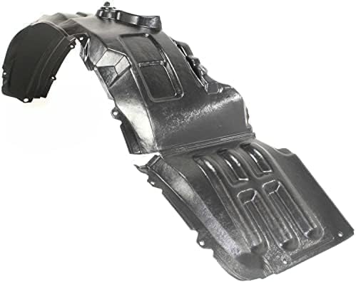 Set Of 2 Front Fender Liner Plastic Left Driver & Right Passenger Side Direct Replacement Compatible With 2007-2012 Mitsubishi Eclipse MI1251107 MI1250107 5370A774 5370A773