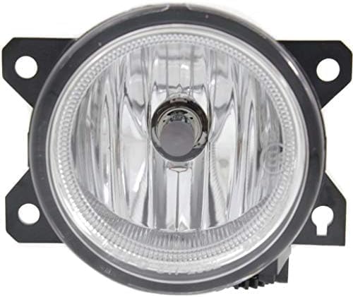 Set Of 2 Front Fog Lights Assembly Plastic Left Driver & Right Passenger Side Direct Replacement Compatible With 2016-2021 Honda Civic / 2018-2020 Fit HO2593143 HO2592143