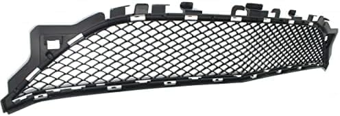 Front Bumper Center Grille Primed Plastic Direct Replacement Compatible With 2014-2017 Mercedes Benz E-Class MB1036150 2078850224