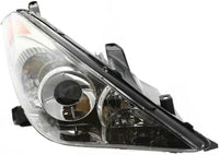 Set Of 2 Front Head Light Assembly Plastic Left Driver & Right Passenger Side Direct Replacement Compatible With 2004-2006 Toyota Solara TO2502152 TO2503152 81150AA080 81110AA080