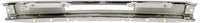 Front Bumper Impact Bar Chrome Steel + Lower Valance Air Deflector Textured with Tow Hook Holes Direct Replacement Compatible With 2007-2013 Chevrolet Silverado 1500 GM1092192