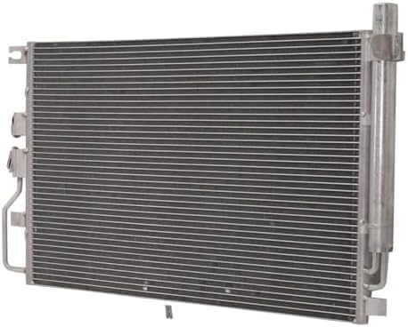 Front AC Condenser Aluminum Core Direct Replacement Compatible With 2007-2009 Suzuki XL-7/2008-2017 Chevrolet Equinox / 2008-2009 Pontiac Torrent / 2010-2017 GMC Terrain GM3030284