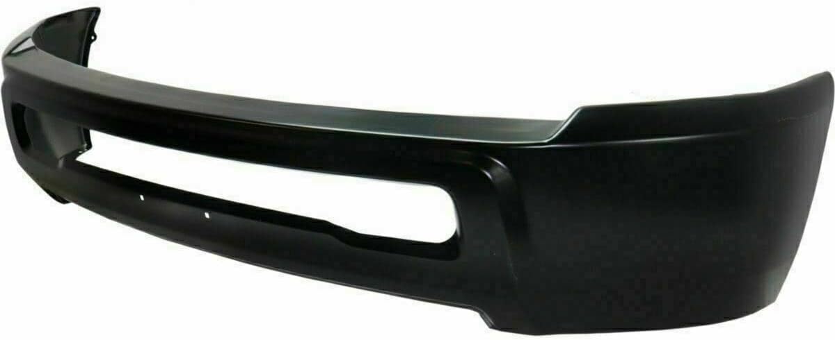 AUTOS PARTS PLUS Front Bumper Primed Steel Without Fog Light Holes + Lower Valance Air Dam Textured Direct Replacement Compatible With 2013-2018 Ram 2500 3500 CH1002389 CH1090149 1MQ01TZZAB 1MQ01RXFAB