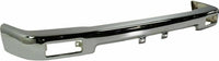 Front Bumper Chrome + Lower Valance Primed Steel Signal Light Assembly + Brackets Right & Left Side Direct Replacement Compatible With Toyota Pickup 1992-1995 TO1095104 TO1002102