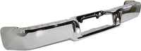 Step Bumper Face Bar Chrome Steel Without Rear Object Sensor Holes Direct Replacement Compatible With 2006-2008 Ford F-150 / Lincoln Mark LT FO1102358 8L3Z17906B