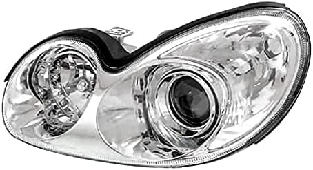 Front Head Light Assembly Left Driver Side Direct Replacement Compatible With 2002-2005 Hyundai Sonata HY2502126 921013D050