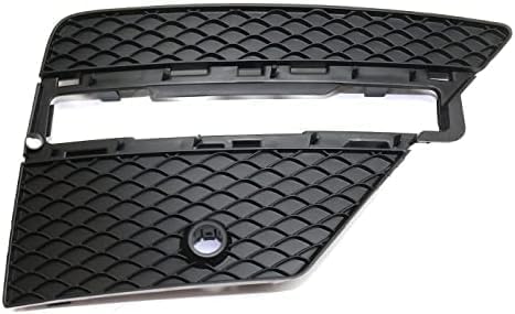 Set Of 2 Front Fog Lamp Outer Cover Textured Plastic Right Passenger & Left Driver Side Direct Replacement Compatible With 2012-2015 Mercedes Benz ML-Class MB1039185 MB1038185