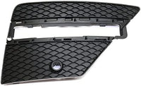 Set Of 2 Front Fog Lamp Outer Cover Textured Plastic Right Passenger & Left Driver Side Direct Replacement Compatible With 2012-2015 Mercedes Benz ML-Class MB1039185 MB1038185