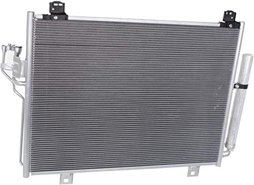 Front AC Condenser Aluminum Core Direct Replacement Compatible With 2016-2022 Mazda CX-9 MA3030165 TC3M61480 TK4861480
