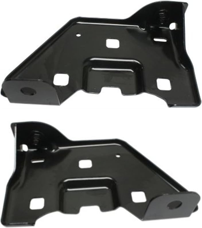 Set of 2 Front Bumper Inner Bracket Left Driver & Right Passenger Side Direct Replacement Compatible With 2014-2018 Chevrolet Silverado/GMC Sierra 1500 GM1066199 GM1067199 22757264