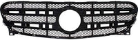 Front Grille Assembly Prime Shell And Insert Plastic Direct Replacement Compatible With 2015-2017 Mercedes Benz GLA250 MB1200188 1568801200