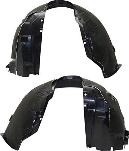 Set of 2 Front Fender Liner Right Passenger & Left Driver Side Direct Replacement Compatible With 2014-2019 Ford Escape FO1249161 FO1248161 CJ5Z16102B CJ5Z16103B