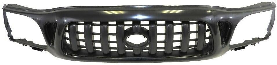 Front Bumper + Grille + Upper + Valance + Reinforcement + Brackets + Headlight + Fillers +Signal & Corner Lamp LH & RH Side Direct Replacement Compatible With 2001-2004 Tacoma 4WD
