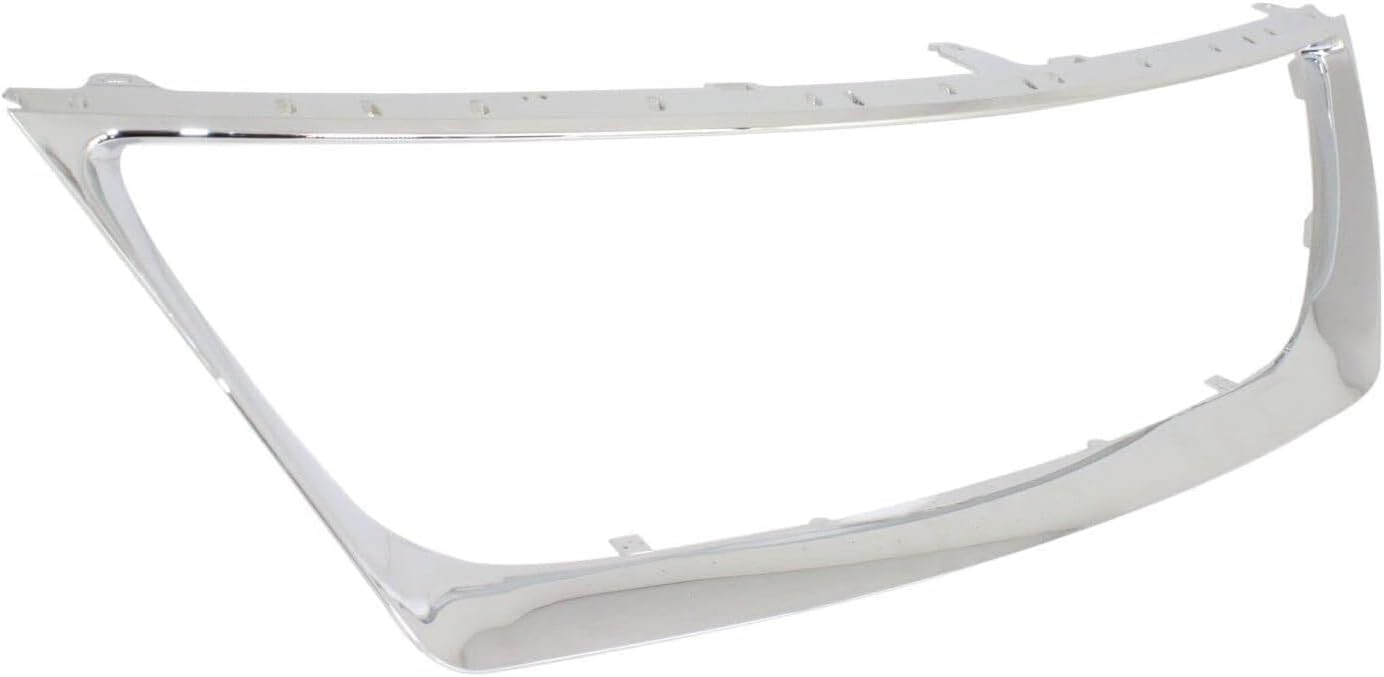 Front Grille Molding Outer Plastic Chrome Direct Replacement Compatible With 2007-2009 Lexus ES350 LX1202101 5271133080