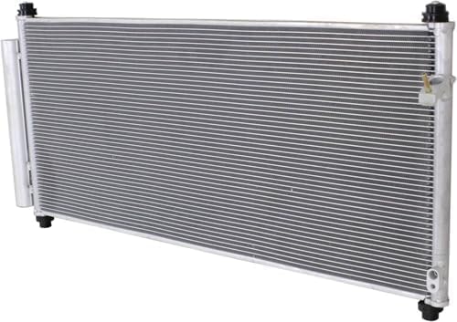 Front A/C Condenser Aluminum Core Direct Replacement Compatible With 2010-2014 Honda Insight / 2011-2016 CR-Z HO3030154 80110TM8A01 80100SZTG01