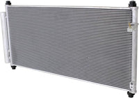 Front A/C Condenser Aluminum Core Direct Replacement Compatible With 2010-2014 Honda Insight / 2011-2016 CR-Z HO3030154 80110TM8A01 80100SZTG01