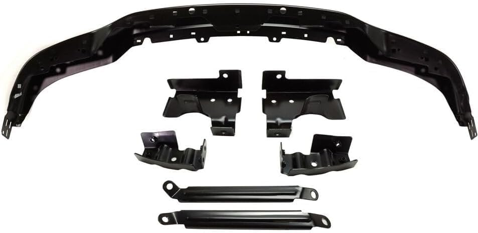 Front Bumper Primed Steel With Brackets Direct Replacement Compatible With GMC Sierra 1500 2500HD 3500 2003-2006 GM1002464