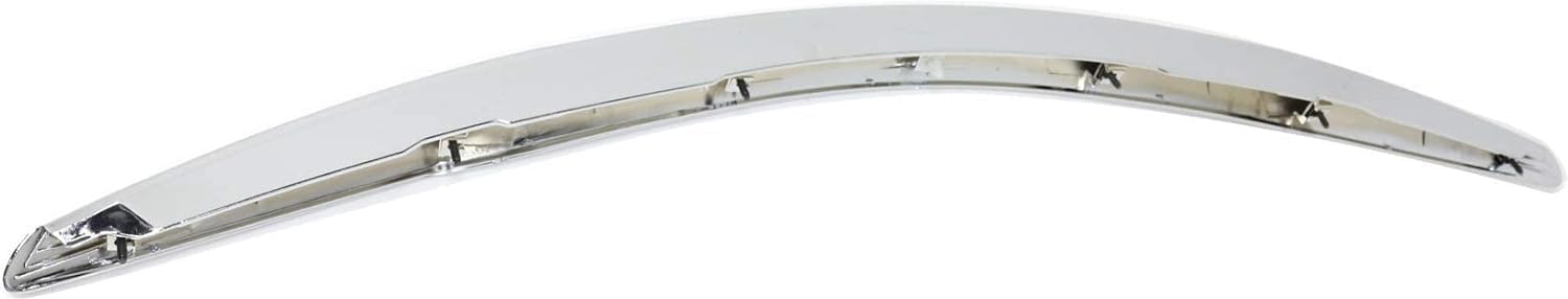 AUTOS PARTS PLUS Front Hood Molding Assembly Chrome Direct Replacement Compatible With 2011-2013 Hyundai Sonata HY1235101 863553S101