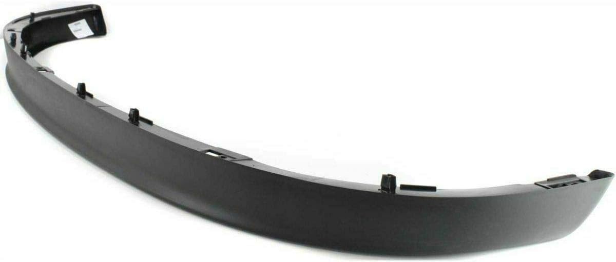 Front Bumper Chrome Steel + Upper Cover Primed + Lower Valance Textured + Step Pad Molding Direct Replacement Compatible With 2002-2005 Dodge Ram 1500 2500 3500 CH1002383 CH1000338