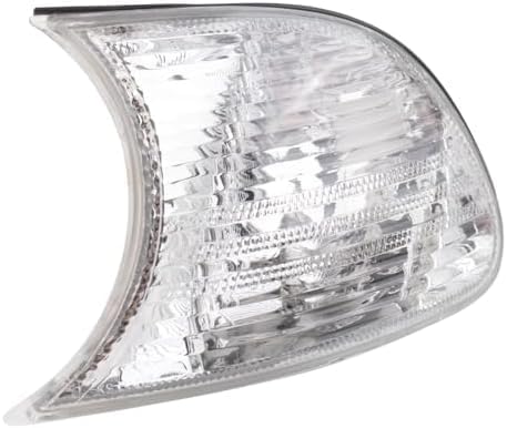 Set Of 2 Front Corner Parking Light Lens And Housing Right Passenger & Left Driver Side Direct Replacement Compatible With 2000-2001 BMW 3-Series BM2520108 BM2521108 63126904307-PFM