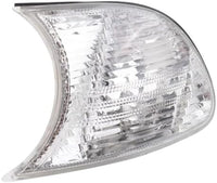 Set Of 2 Front Corner Parking Light Lens And Housing Right Passenger & Left Driver Side Direct Replacement Compatible With 2000-2001 BMW 3-Series BM2520108 BM2521108 63126904307-PFM