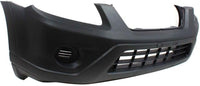 Front Bumper Cover Textured Without Fog Light Holes Direct Replacement Compatible With 2005-2006 Honda CR-V HO1000225 04711S9AA91
