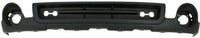 Front Bumper Chrome Steel With Air Intake Hole + Lower Valance Air Deflector + Extension Textured + Cover Bracket Direct Replacement Compatible With GMC Sierra 1500 2007-13 GM1015100