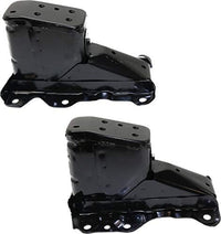 Set Of 2 Front Bumper Bracket Steel Right Passenger & Left Driver Side Direct Replacement Compatible With 2017-2022 Honda CR-V HO1067118 HO1066118 71150TLAA00 71160TLAA00