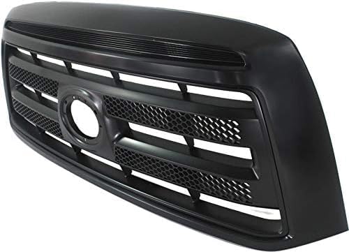 Front Grille Assembly Primed Shell And Insert Direct Replacement Compatible With 2010-2013 Toyota Tundra TO1200345 531000C240C0