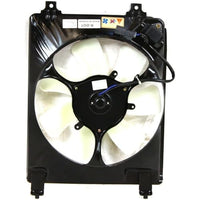 Front Radiator Left Driver + AC Condenser Fan Assembly Right Passenger Side Direct Replacement Compatible with 2006-2011 Honda Civic HO3115129 HO3110115 38616RNAA01 19015RNAA01
