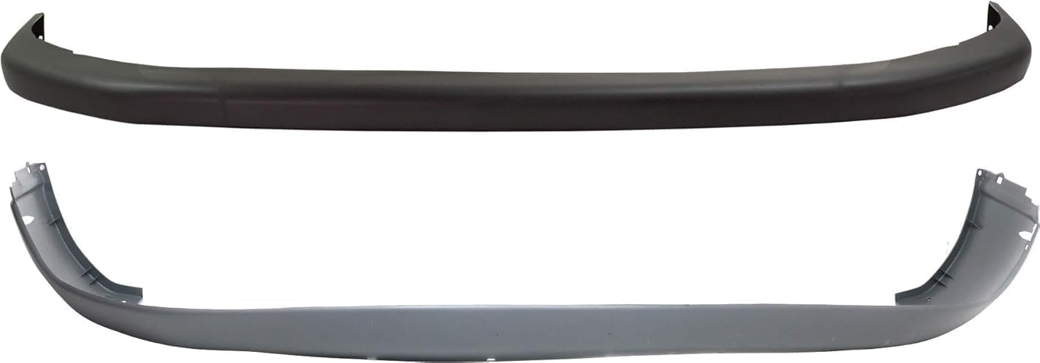 Front Bumper + Grille Chrome + Upper & lower Cover Textured + Head Lights Left And Right Side Direct Replacement Compatible With 1994-2001 Dodge Ram 1500/1994-2002 2500 3500