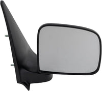 Front Mirror Manual Folding Non-Heated Textured Left Driver Side Direct Replacement Compatible With 1993-2005 Ford Ranger / 1994-2002 Mazda FO1320156 F87Z17683SAB