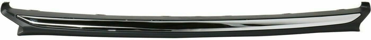 Front Bumper Upper & Lower Grille Textured + Molding + Set of 4 Trim Chrome Left Driver & Right Passenger Side Direct Replacement Compatible With 2013-2015 Honda Accord HO1036114