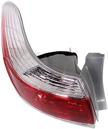 Tail Light Assembly Left Driver Side Direct Replacement Compatible With 2011-2013 Toyota Highlander TO2800185 815600E070