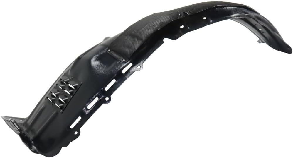 Front Fender Liner Rear Section Left Driver Side Direct Replacement Compatible With 2015-2017 Lexus NX200t / Lexus NX300h LX1248134 5387678010