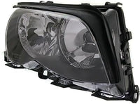 Set Of 2 Front Headlight Assembly Halogen With Black Interior Right Passenger & Left Driver Side Direct Replacement Compatible With 2002-2005 BMW 3-Series BM2502122 BM2503122