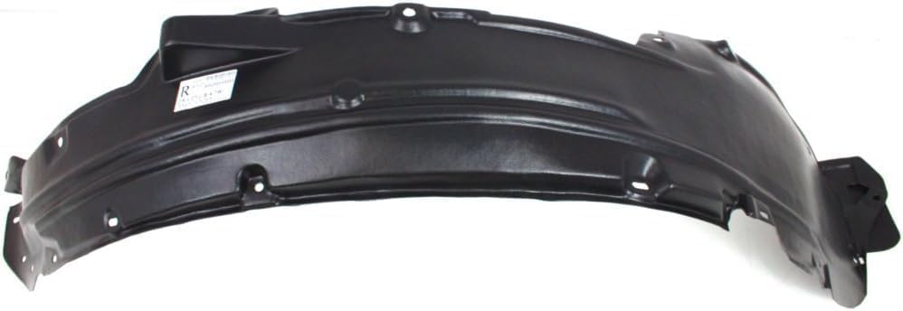 Front Fender Liner Right Passenger Side Direct Replacement Compatible With 2007-2009 Honda CR-V HO1251110 74100SXSA00