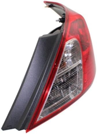 Set Of 2 Tail Light Outer Assembly Plastic Left Driver & Right Passenger Side Direct Replacement Compatible With 2012-2019 Nissan Versa NI2801194 NI2800194 265503AN0A 265553AN0A