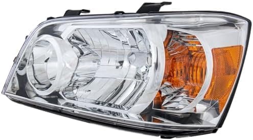 Set Of 2 Front Head Light Lens And Housing Right Passenger & Left Driver Side Direct Replacement Compatible With 2007 Toyota Highlander TO2518111 TO2519111 8113048550 8117048550