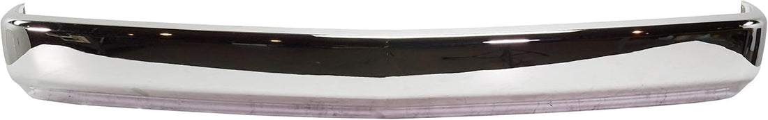 Front Bumper Face Bar Chrome Steel With License Plate Holes Direct Replacement Compatible With 1988-2002 Chevrolet & GMC C/K Series GM1002266 15680830