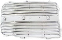 Front Grille Insert Horizontal Bar Chrome Right Passenger & Left Driver Side Direct Replacement Compatible With 2002-2005 Dodge Ram 1500 2500 3500 CH1201104 CH1201103 5073296AA